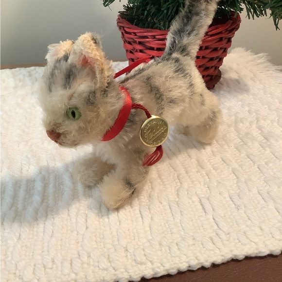 Vintage Hermann Stuffed Genuine Mohair Kitty / Kitten / Cat - Picture 2 of 16